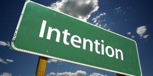 intention